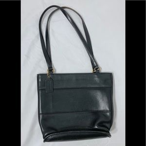 Coach Vintage Black Leather Handbag